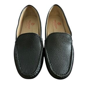 Marc Joseph New York Black Leather Warren St Loafers Slip On Shoes Womens Siz 7M